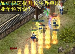 如何快速提升长生界单职业角色等级? 如何快速提升长生界单职业角色等级?