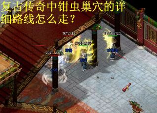 复古传奇中钳虫巢穴的详细路线怎么走？
