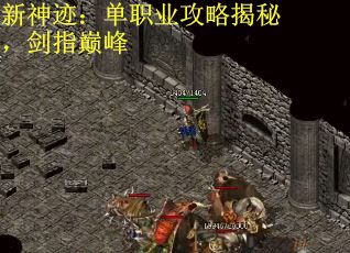 新神迹：单职业攻略揭秘，剑指巅峰