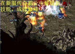 在新服传奇霸业中解锁新技能，成就巅峰