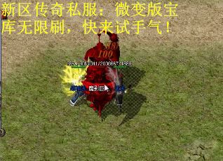 新区传奇私服：微变版宝库无限刷，快来试手气！