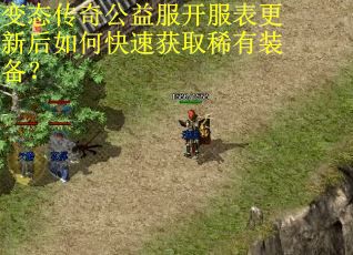 变态传奇公益服开服表更新后如何快速获取稀有装备？