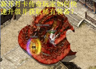 新开月卡传奇玩家如何快速升级并获取稀有装备？