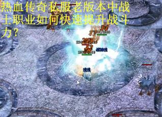 热血传奇私服老版本中战士职业如何快速提升战斗力？