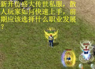 新开仿盛大传世私服,散人玩家如何快速上手,前期应该选择什么职业发展? 新开仿盛大传世私服,散人玩家如何快速上手,前期应该选择什么职业发展?