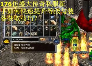 176仿盛大传奇私服新手如何快速提升等级与装备获取技巧？
